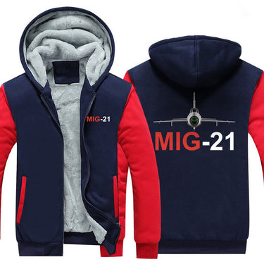 M I G 2 1 DESIGNED ZIPPER SWEATER THE AV8R